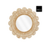 Spiegel rond 60cm - naturel