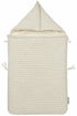MEYCO Voetenzak wafel teddy 42x82cm - nature