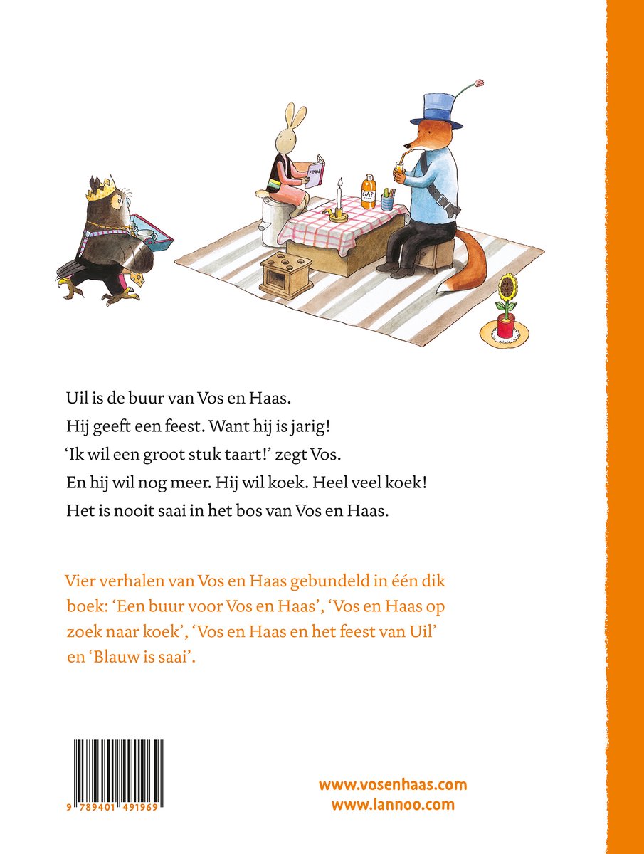 Vos en Haas - Het grote voorleesboek van Vos en Haas - Sylvia Vanden Heede