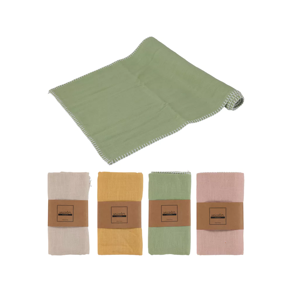 Tafelloper - 150x40cm - assortiment kleuren - prijs per stuk