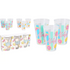 Glazenset 3dlg - ass. (prijs per set)