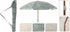 Strand parasol 180cm - ass. (prijs per stuk)