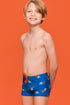WOODY jongens zwembroek - blauwe krabben print - 24m/2y