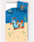 WOODY dekbedovertrek - 140x220cm - hermietkreeft