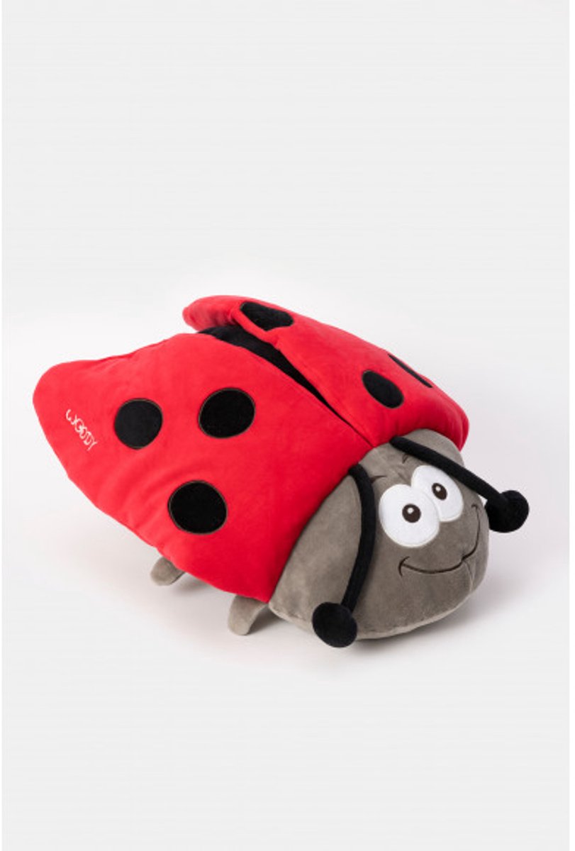 WOODY Knuffel pluche 50cm - lieveheersbeestje
