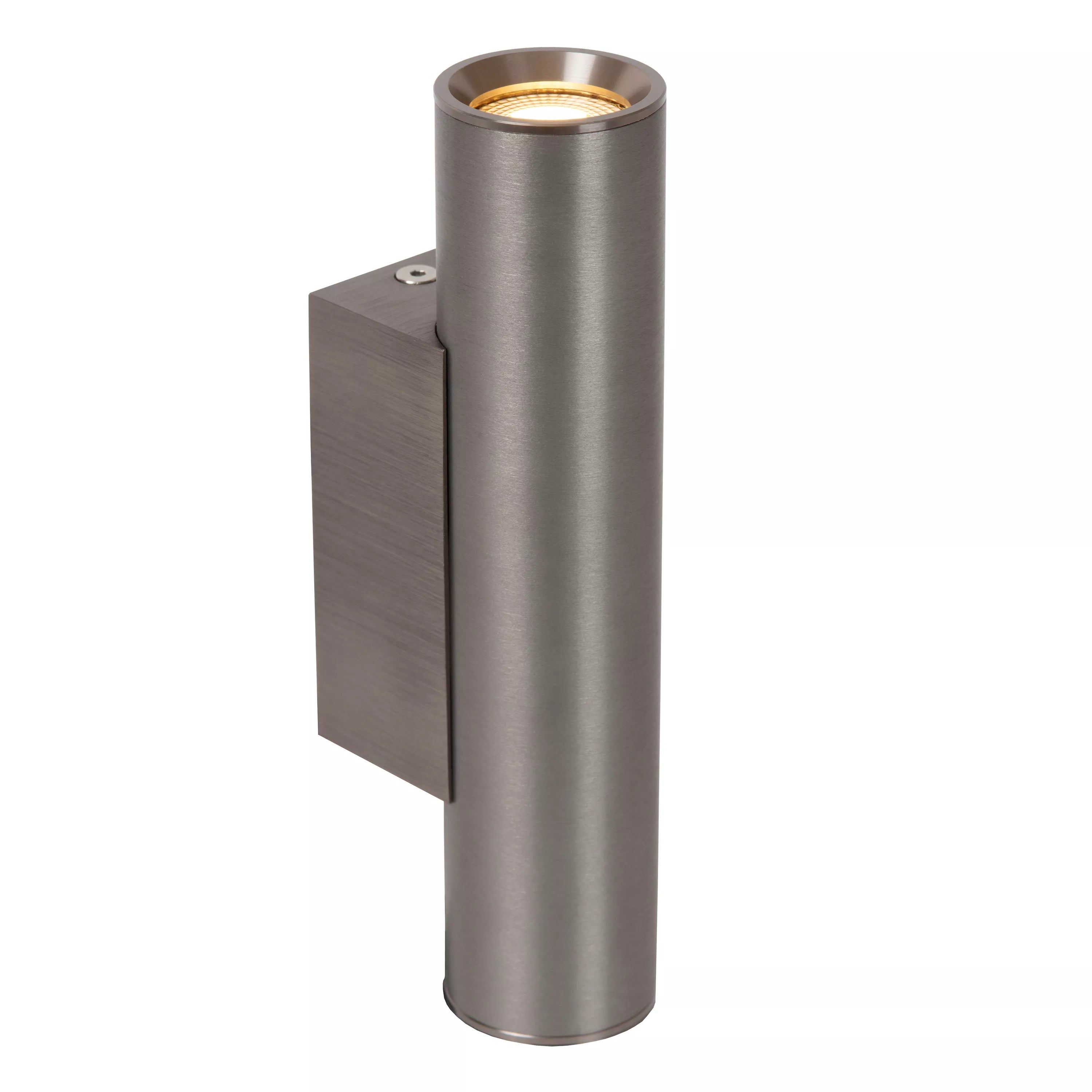 LUCIDE Dupla wandspot grijs 2xGU10 MR11 3,8W