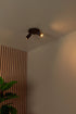 LUCIDE Ritmo plafondspot zwart dia 15 2xGU10 MR11