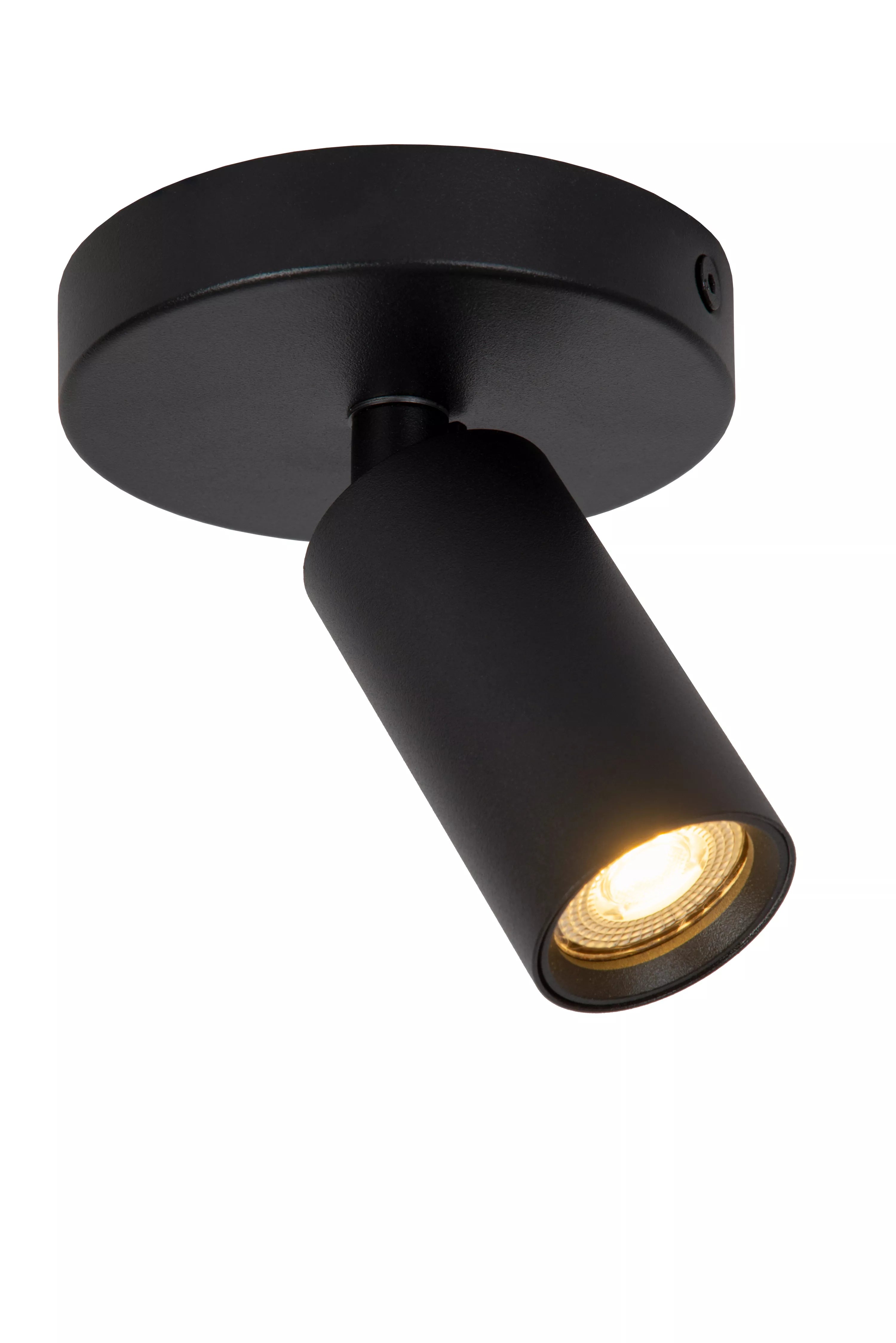 LUCIDE Ritmo plafondspot zwart dia 10 1xGU10 MR11