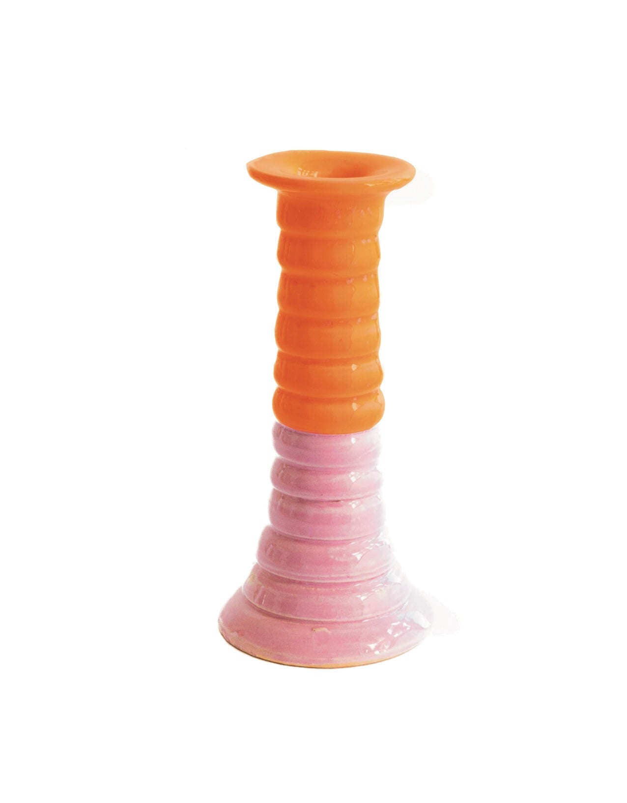 VAL Marcelo kandelaar H22cm - pink orange