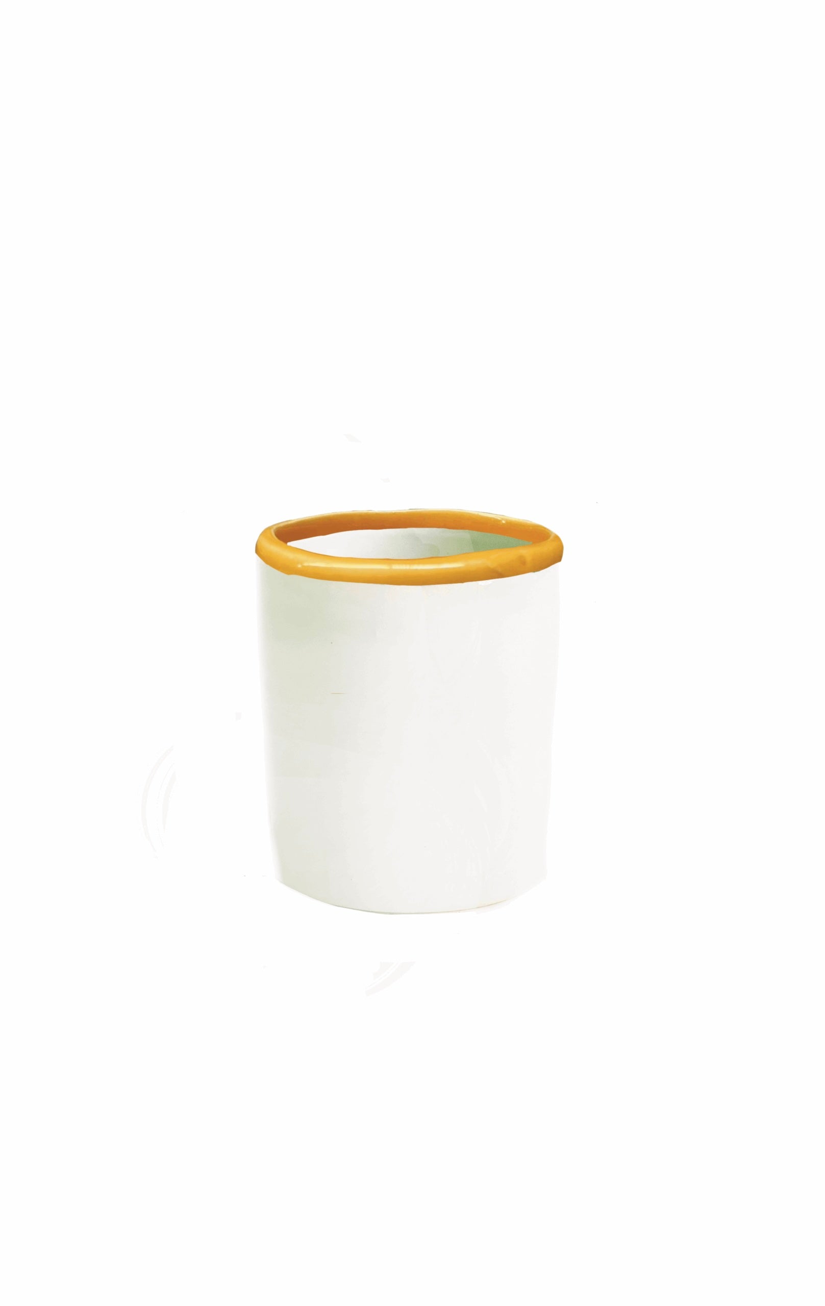 VAL Mokka mug - yellow line