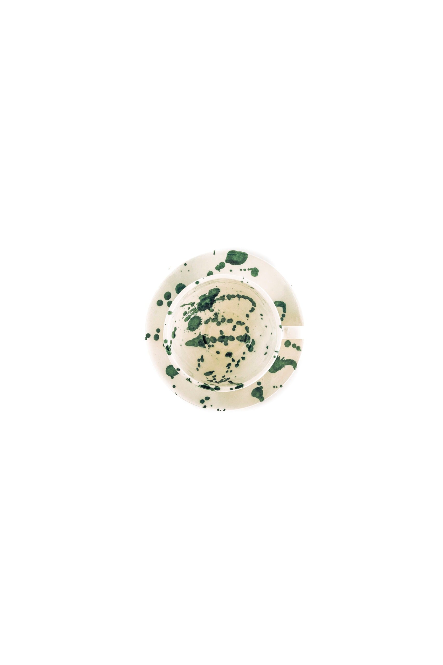 VAL Cosy cappuccino - dark green blob