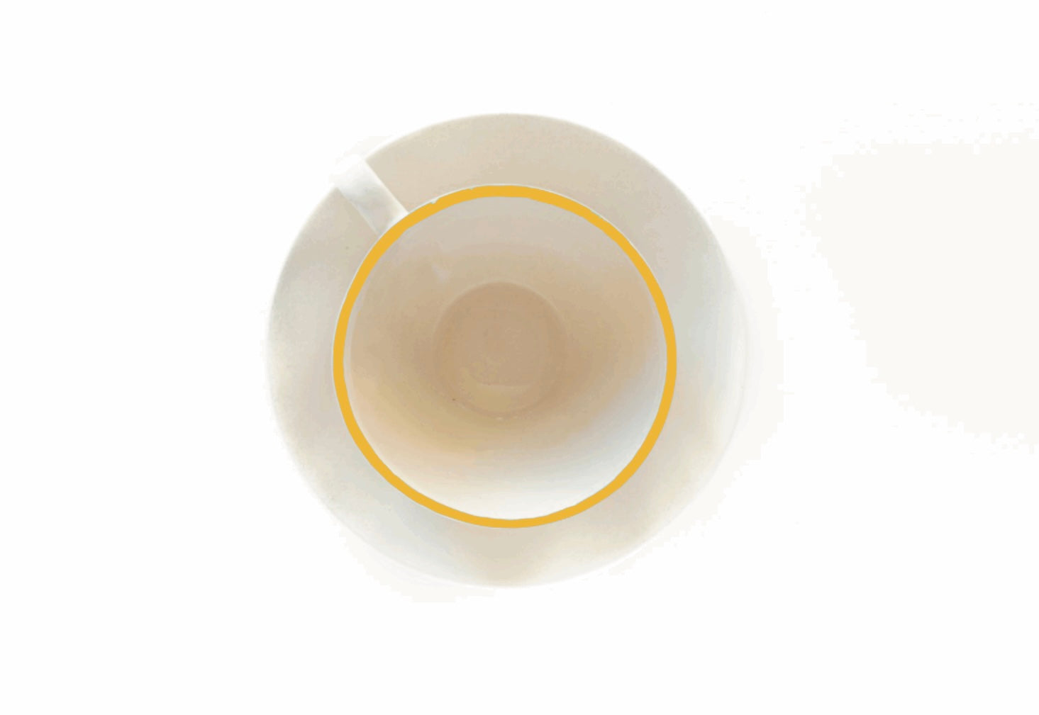 VAL Cosy cappuccino - yellow line