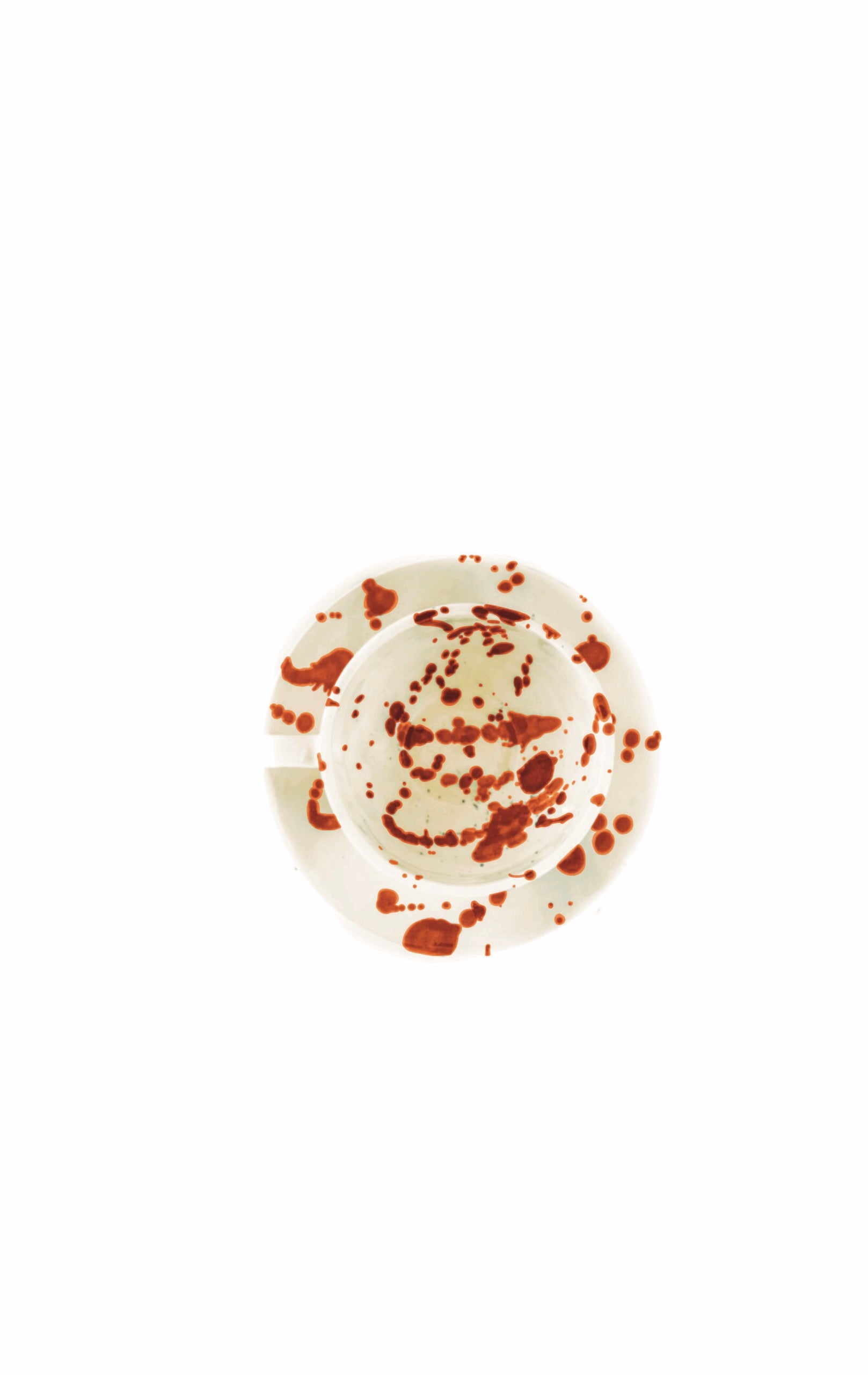 VAL Cosy cappuccino - dark orange blob