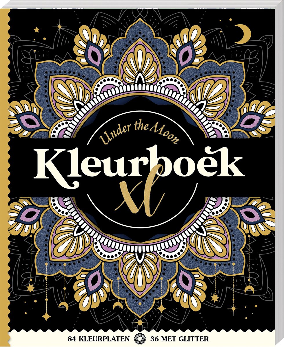 Kleurboek XL - Under the moon