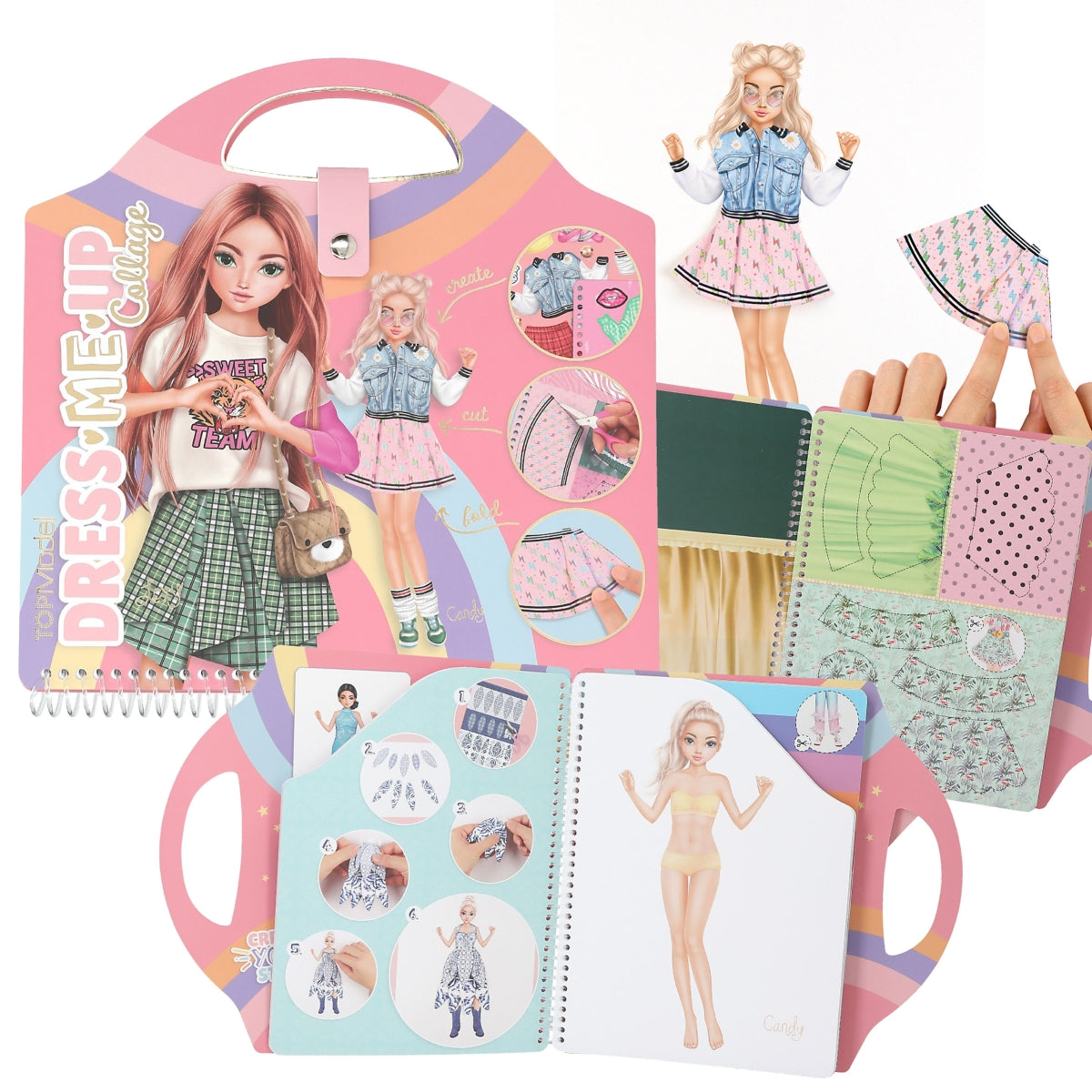 TOPMODEL Dress me up collage boek