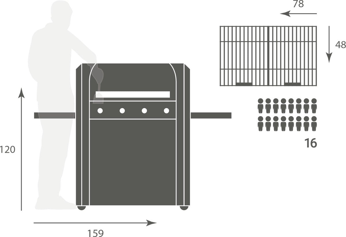 Boretti ROBUSTO bbq gas