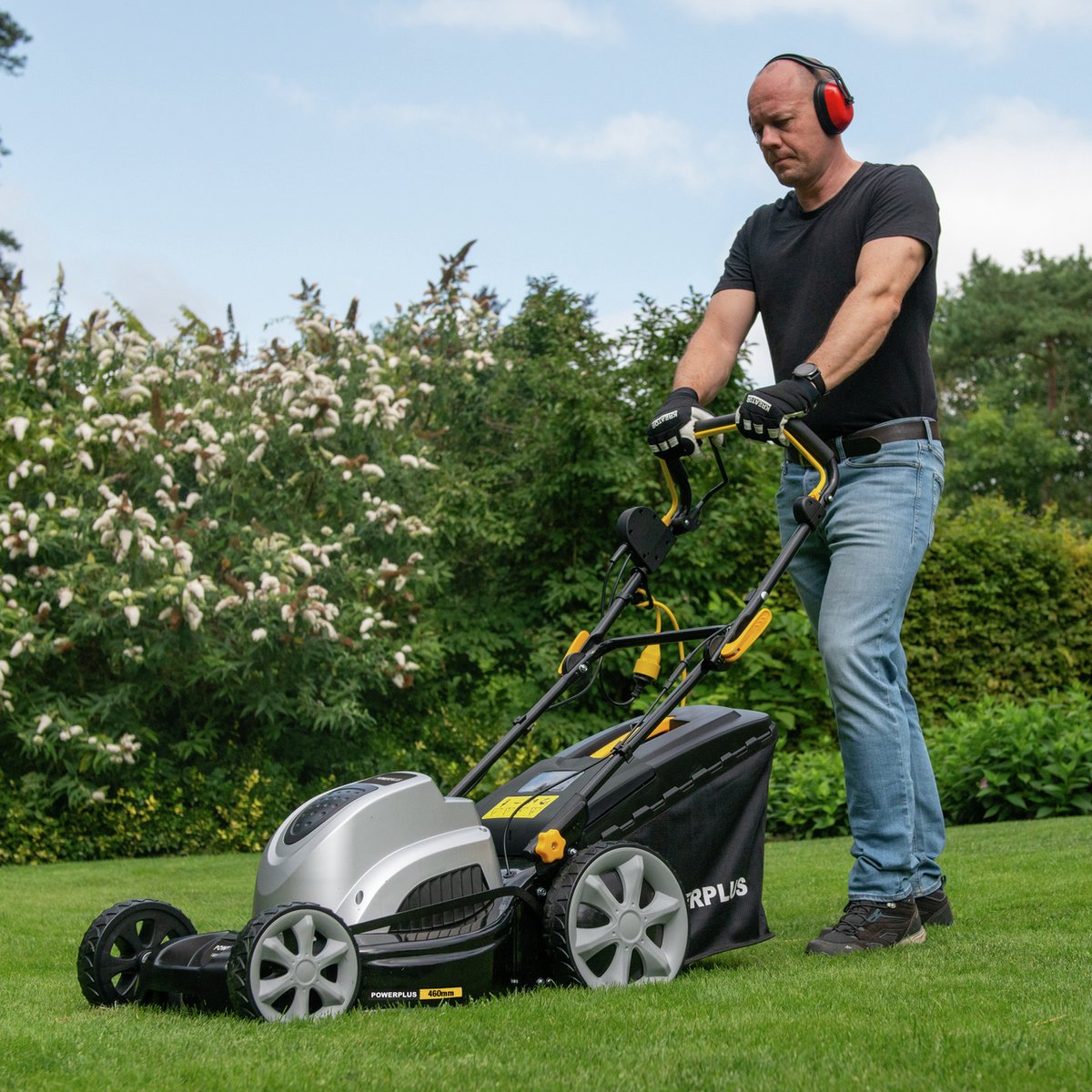 POWERPLUS Grasmaaier zelftrekkend 1800W 460mm