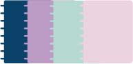 Schrift A4 bright vibe 144bl - comm. geruit