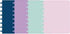 Schrift A4 bright vibe 144bl - comm. geruit