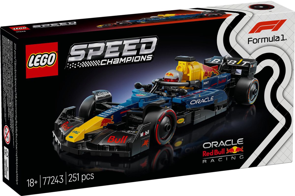 LEGO Speed Champions 77243 - Oracle Red Bull racing RB20 F1 racewagen