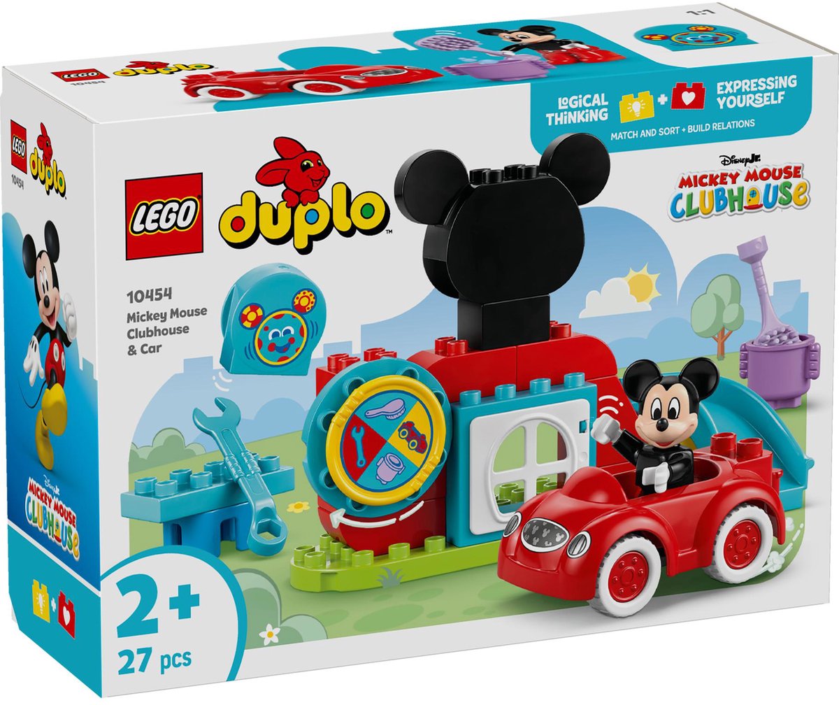 LEGO Disney 10454 - Mickey Mouse clubhuis en auto