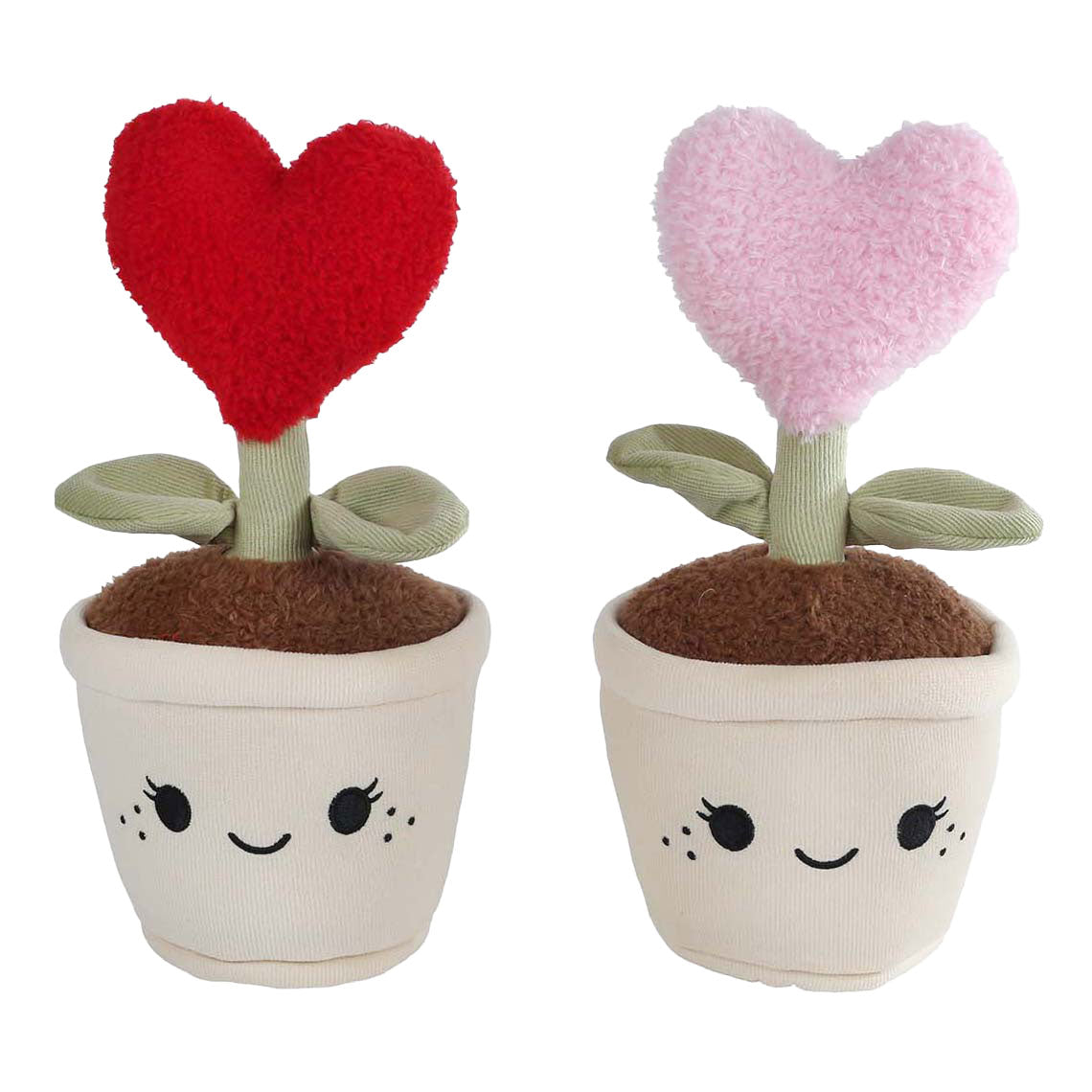 TAKE ME HOME Hart plant pluche 27cm - ass.