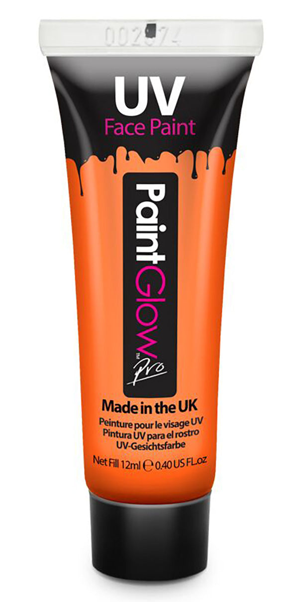 UV Face & body paint 12ml - oranje