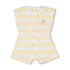 FEETJE Sunshine - playsuit streep badstof - geel - 68