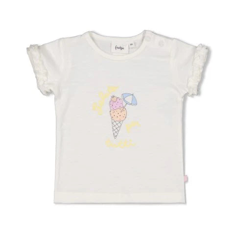 FEETJE Sunshine - t-shirt - wit - 68