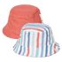 Little Dutch omkeerbaar bucket hat streep - multi color - size 3