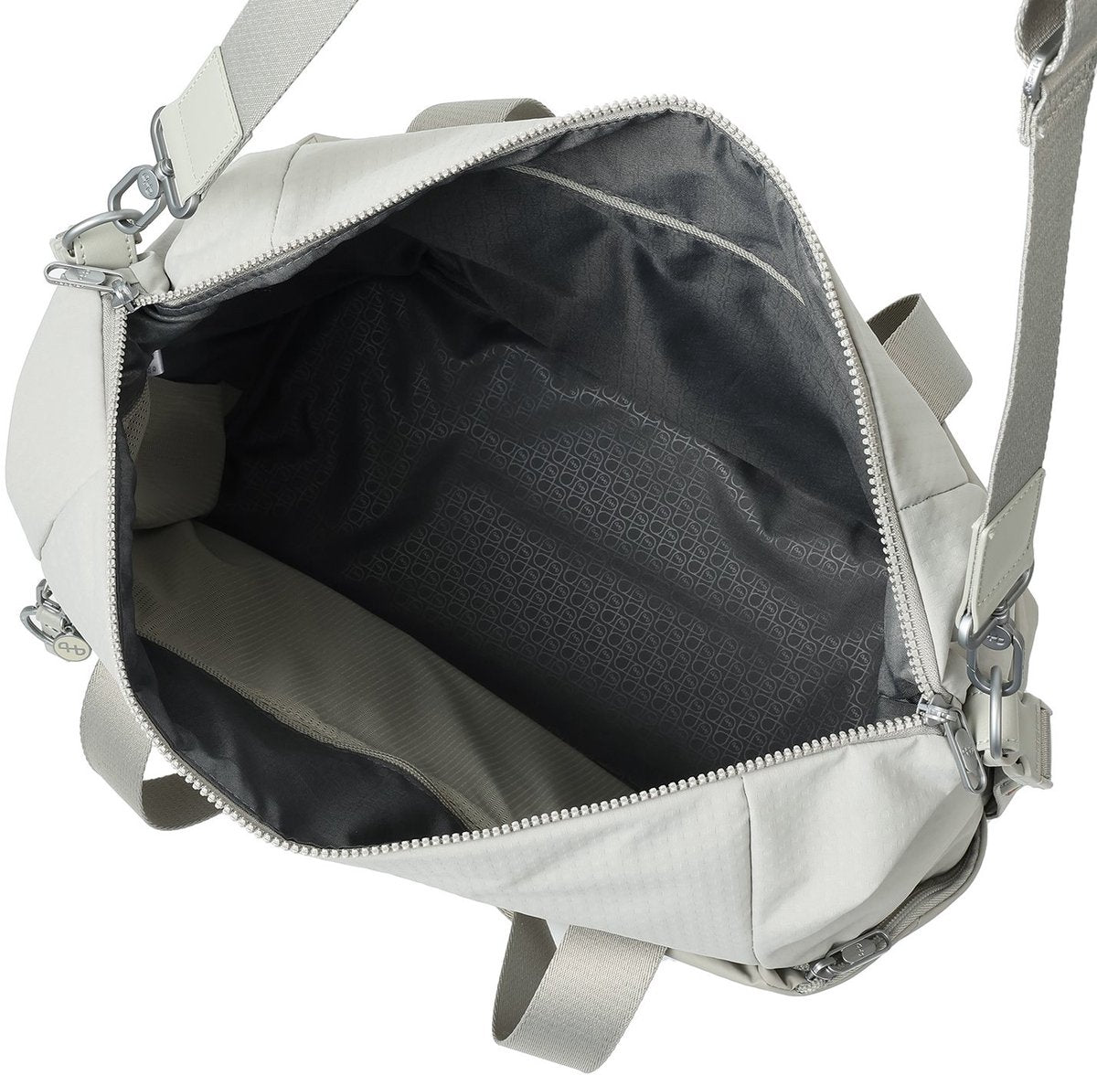HEDGREN Ryoko duffle/rugzak S + RFID - Pussywillow grey