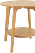 JOLIPA bijzettafel rond - bamboe - 50x50x50cm - Smal