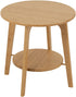 JOLIPA bijzettafel rond - bamboe - 50x50x50cm - Smal