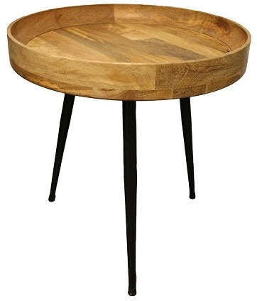HOME SOCIETY Artha bijzettafel L - 60x60 cm - bruin