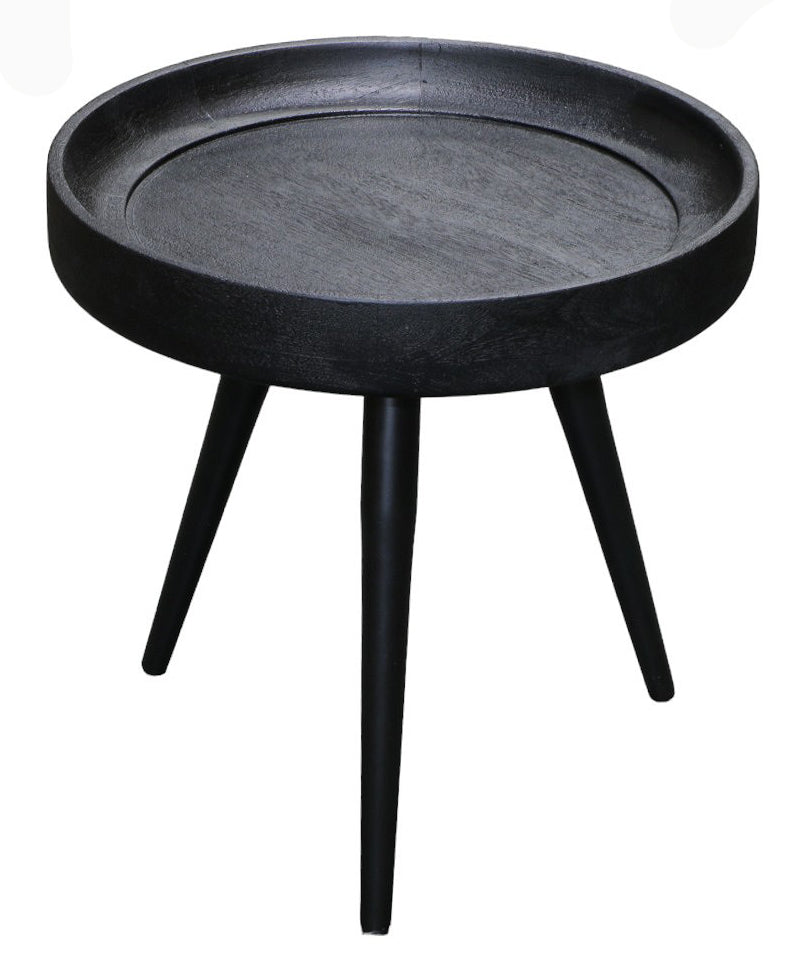 HOME SOCIETY Artha bijzettafel S - 40x40 cm - zwart