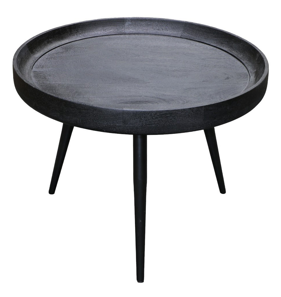 HOME SOCIETY Artha bijzettafel L - 60x60 cm - zwart