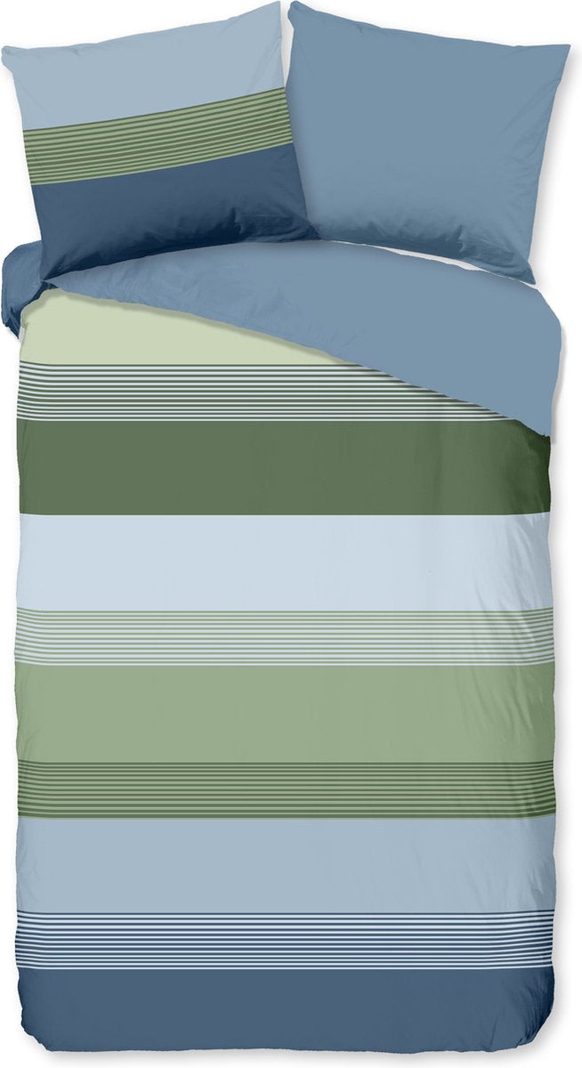 GOODMORNING Dekbedovertrek kids -140x220 cm - 33208 - multi - strepen
