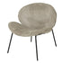Loungestoel polyester indoor - 72x67.5x3.5xcm - beige