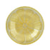 Schaal glas - 41x5.5cm - geel