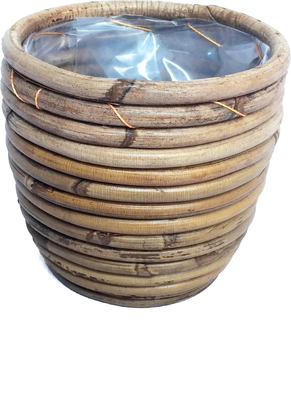 Bloempot ballon stripe - 13x11cm