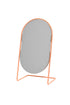Spiegel glas ass. 2 - 9.2x15.2x26cm - oranje/roze (prijs per stuk)