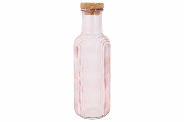 COSY&TRENDY Raya fles met kurk 1L - roze