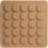 DOTS Onderzetter vierkant - 20x20cm - kurk naturel
