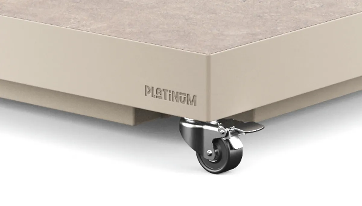 PLATINUM Ceramica parasolvoet 90kg - sandstone