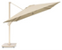 CHALLENGER T1 Premium parasol 4x3m - doek champagne/ sandstone excl. voet