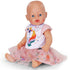 ZAPF Baby born - Tutu kleedje eenhoorn 36cm