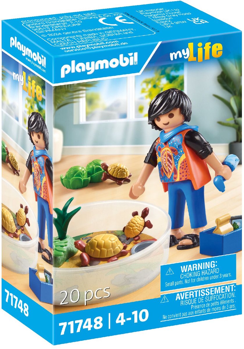 PLAYMOBIL 71748 schildpadden terrarium