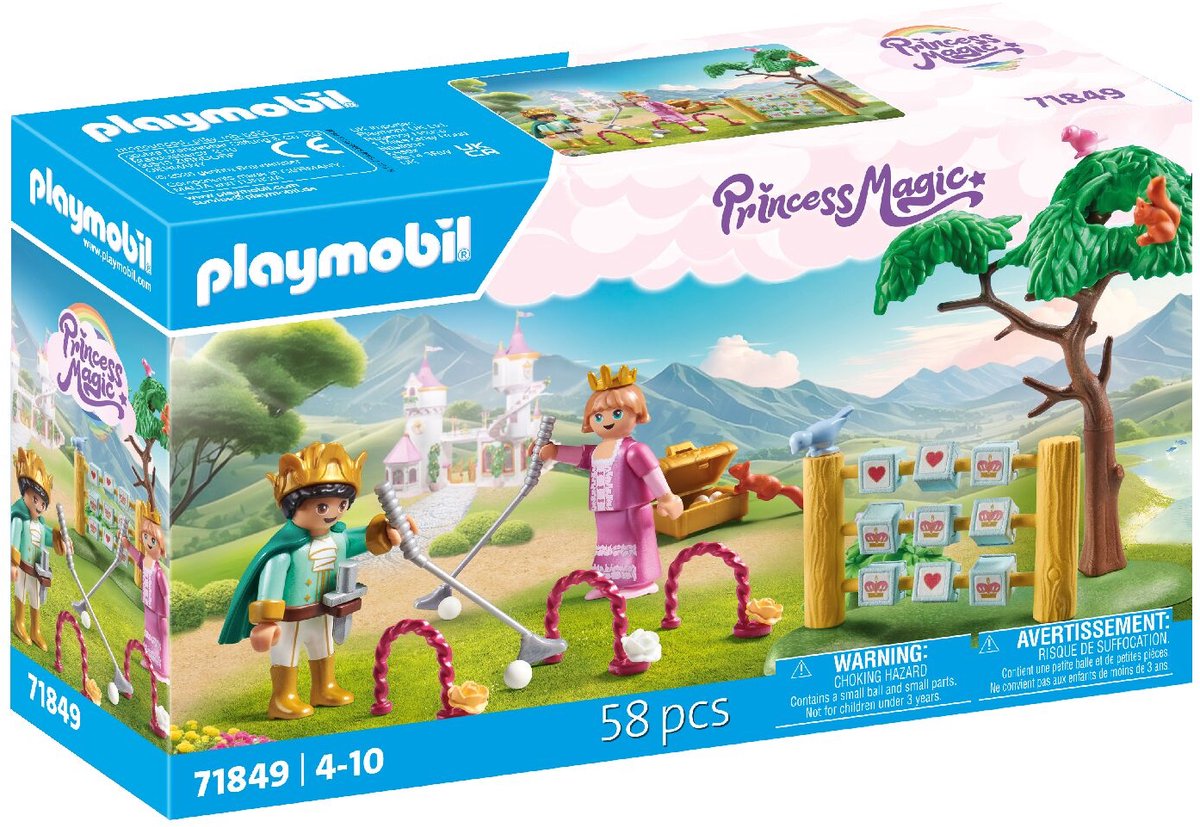 PLAYMOBIL 71849 tuin met koninklijke spelletjes