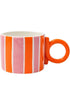 QUE RICO Ines mug - rayas bailarinas