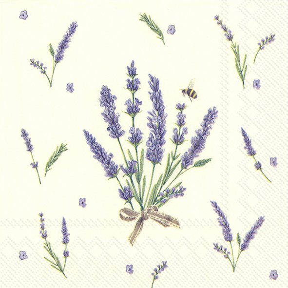 IHR Cocktailservet 25x25cm - lavendel 728460